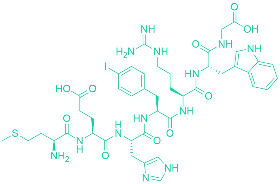 (p-Iodo-Phe7)-ACTH (4-10)