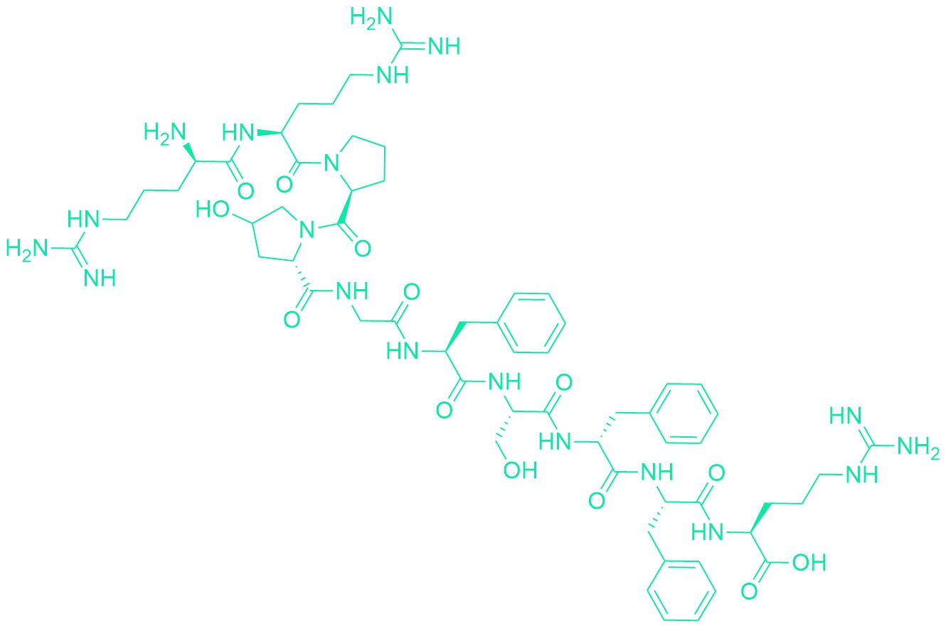 (D-Arg0,Hyp3,D-Phe7)-Bradykinin