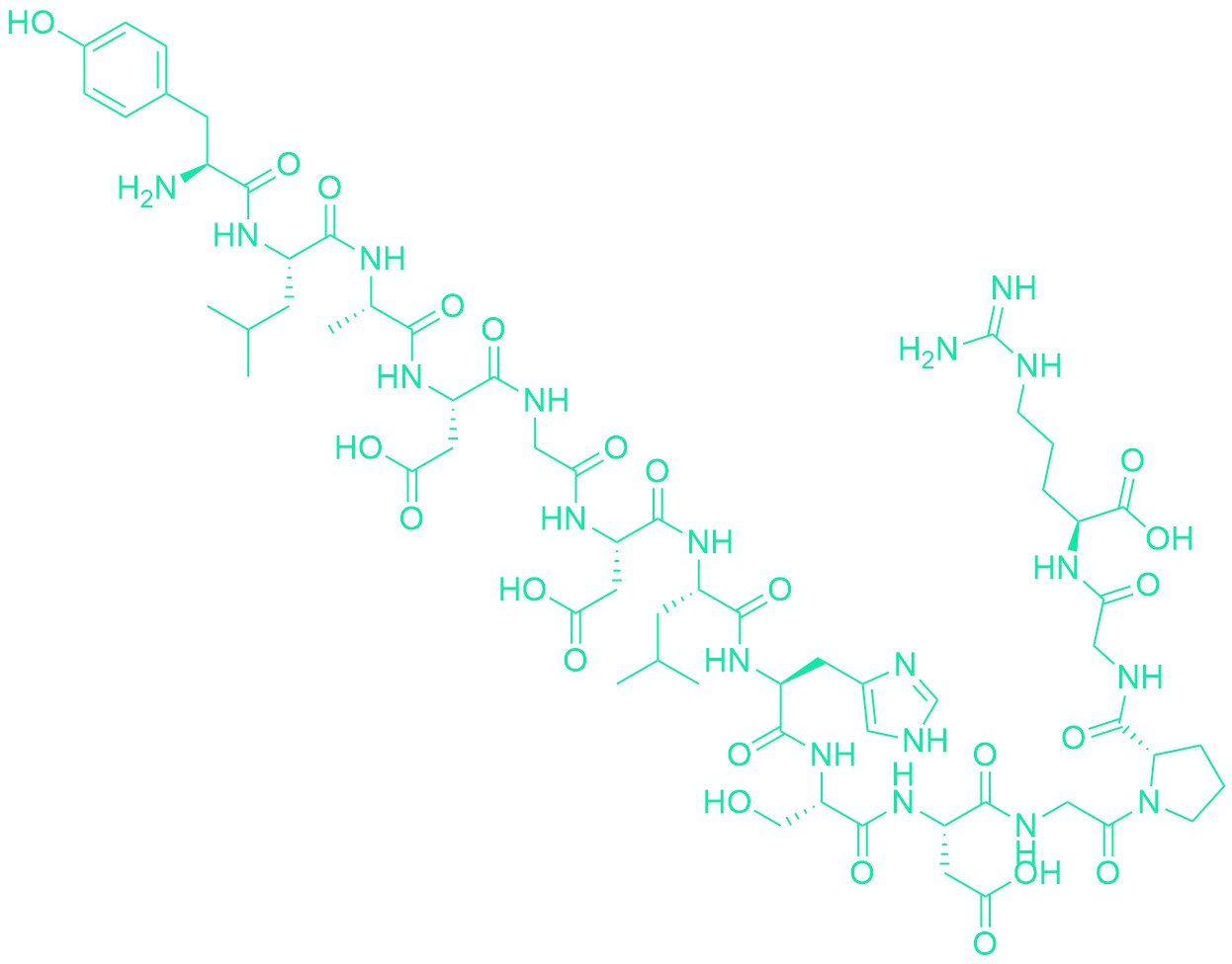 H-Tyr-Leu-Ala-Asp-Gly-Asp-Leu-His-Ser-Asp-Gly-Pro-Gly-Arg-OH
