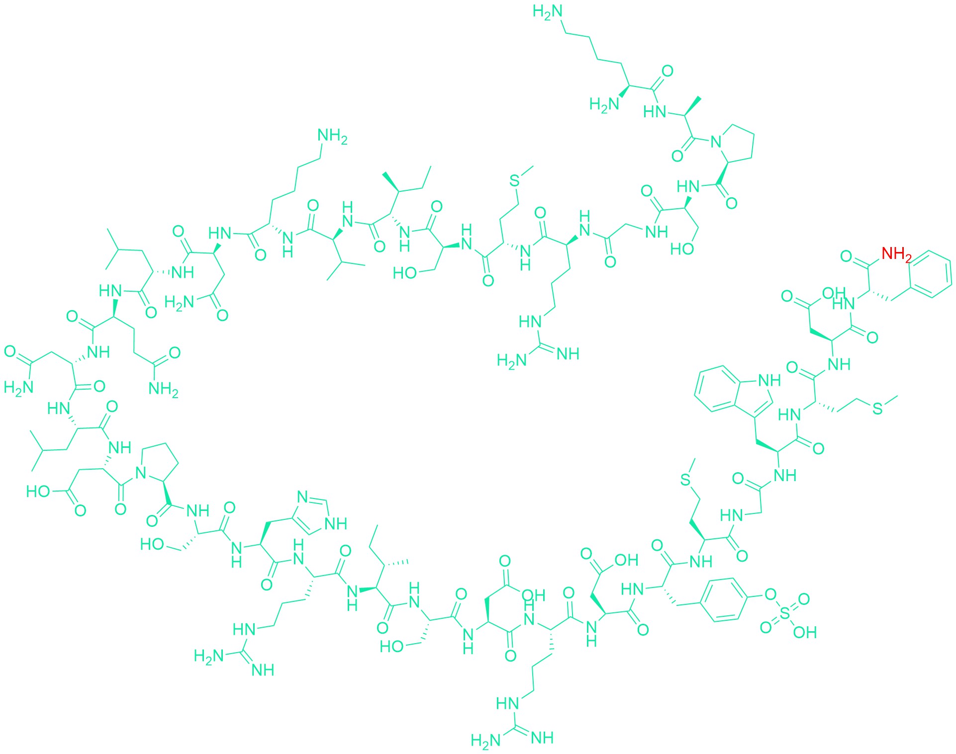 Cholecystokinin-33 (human)