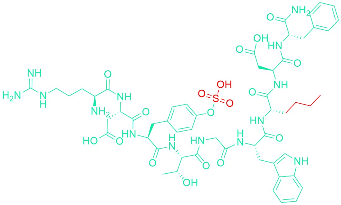 (Thr28,Nle31)-Cholecystokinin-33 (25-33) (sulfated)