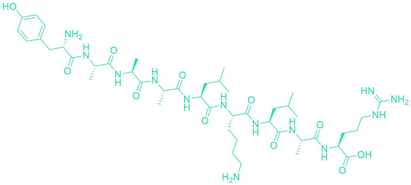 (Tyr69,Ala71·72,Lys74)-C3a (69-77)