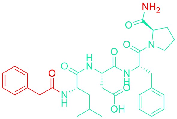 Phenylac-Leu-Asp-Phe-D-Pro-NH2