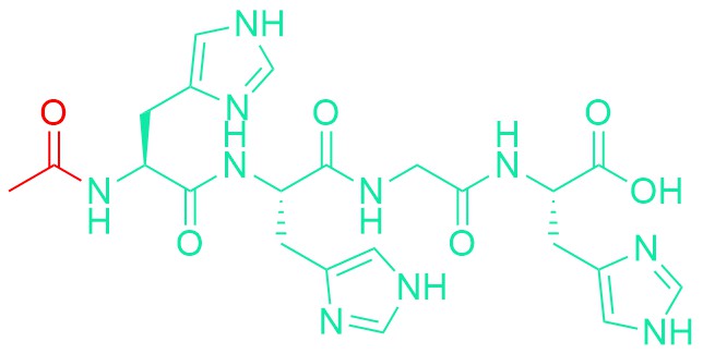 Ac-His-His-Gly-His-OH