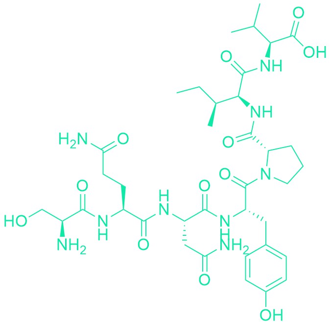 H-Ser-Gln-Asn-Tyr-Pro-Ile-Val-OH