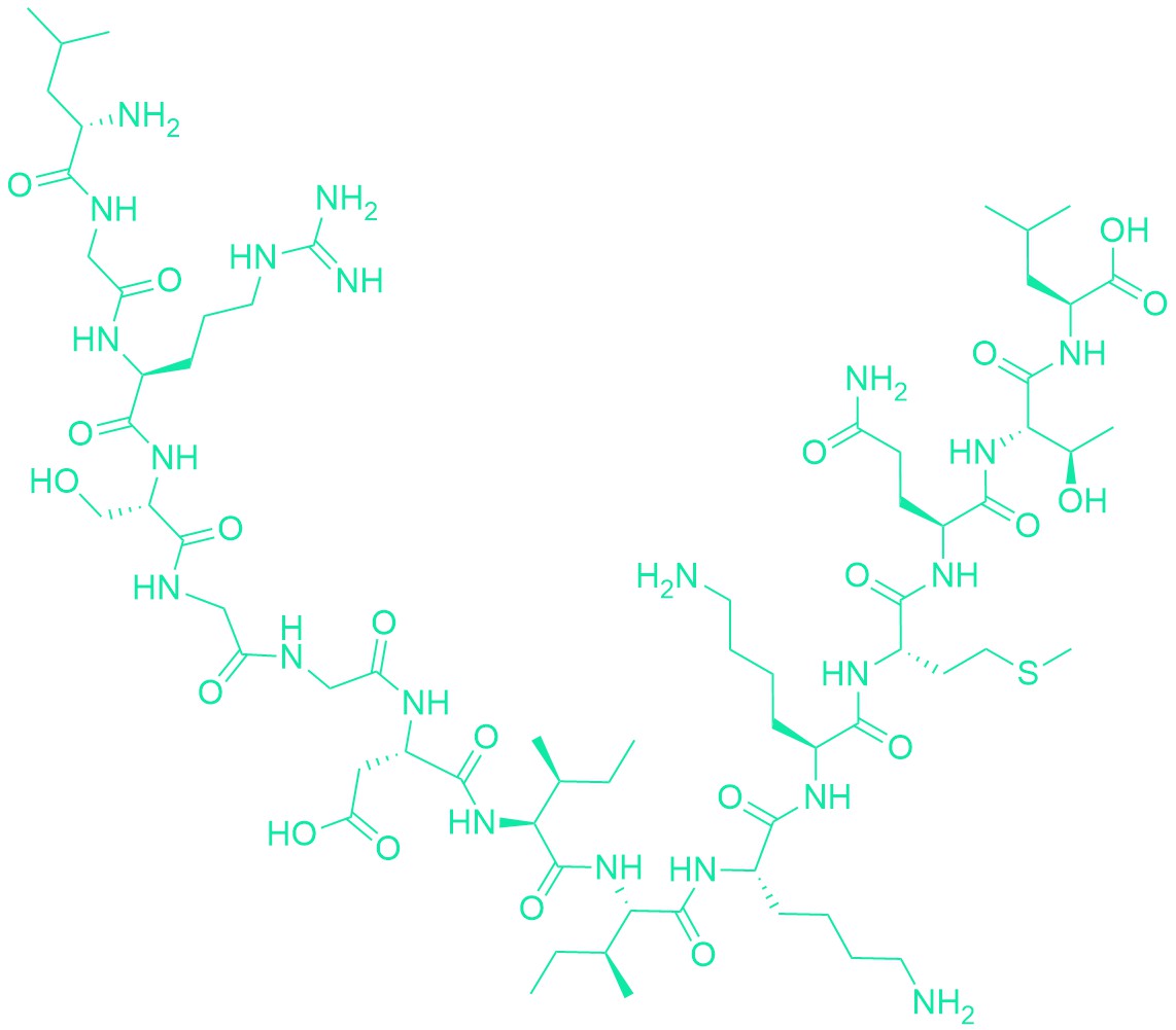 H-Leu-Gly-Arg-Ser-Gly-Gly-Asp-Ile-Ile-Lys-Lys-Met-Gln-Thr-Leu-OH