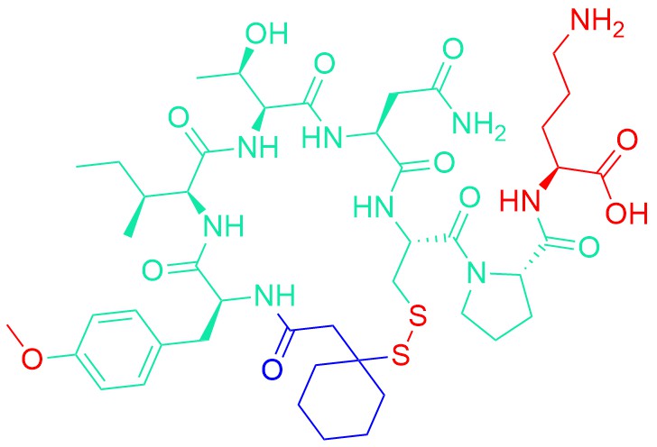 (d(CH2)5¹,Tyr(Me)2,Thr4,Orn8,des-Gly-NH2⁹)-Vasotocin