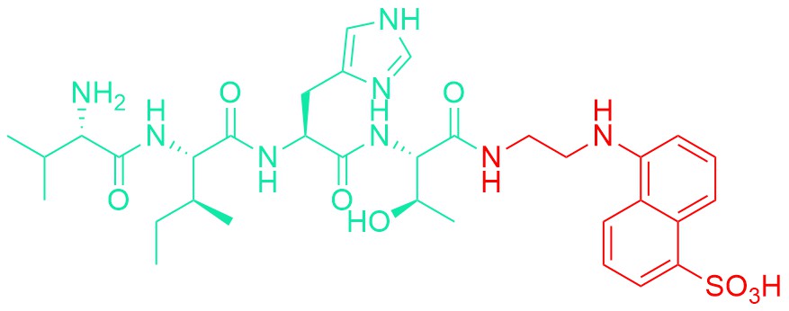 H-Val-Ile-His-Thr-EDANS