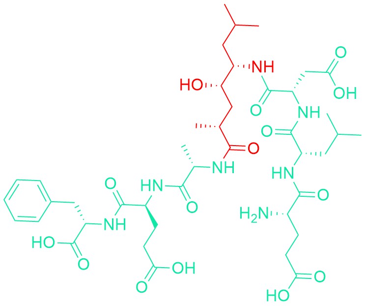 H-Glu-Leu-Asp-[(2R,4S,5S)-5-amino-4-hydroxy-2,7-dimethyl-octanoyl]-Ala-Glu-Phe-OH