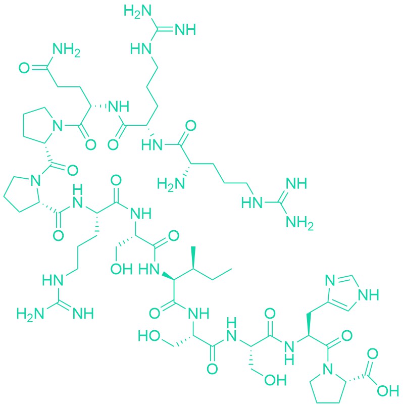 Muscle homing peptide M12